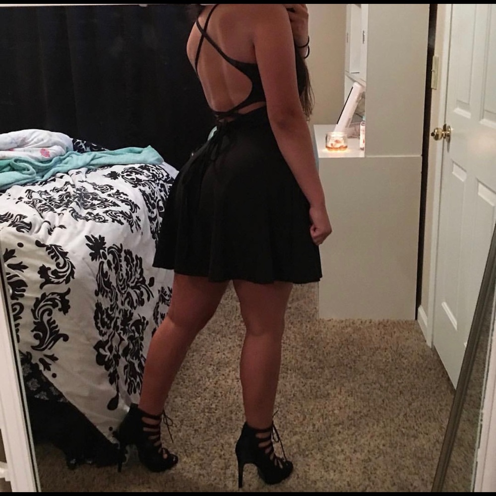 Black Skater Dress